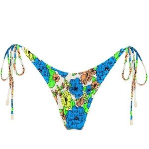 NWT triangl vinca azure floral bikini bottom large